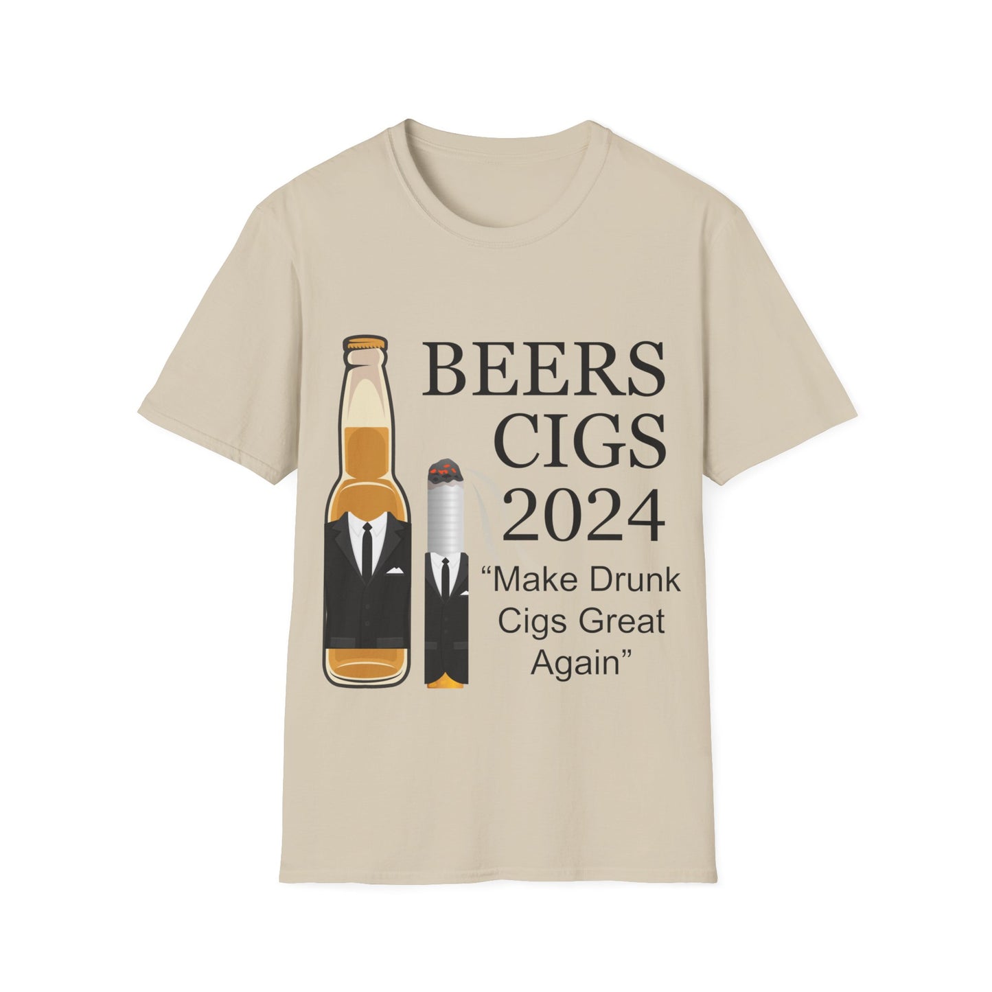 Beer Cigs 2024 Shirt "Make Drunk Cigs Great Again"