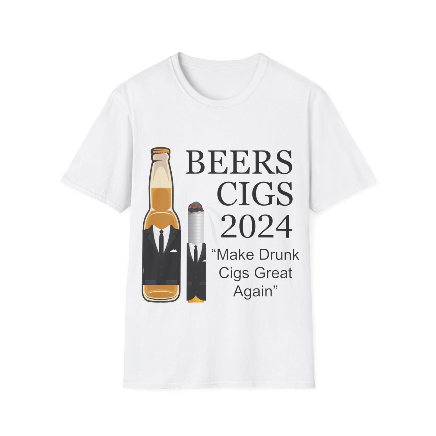 Beer Cigs 2024 Shirt "Make Drunk Cigs Great Again"