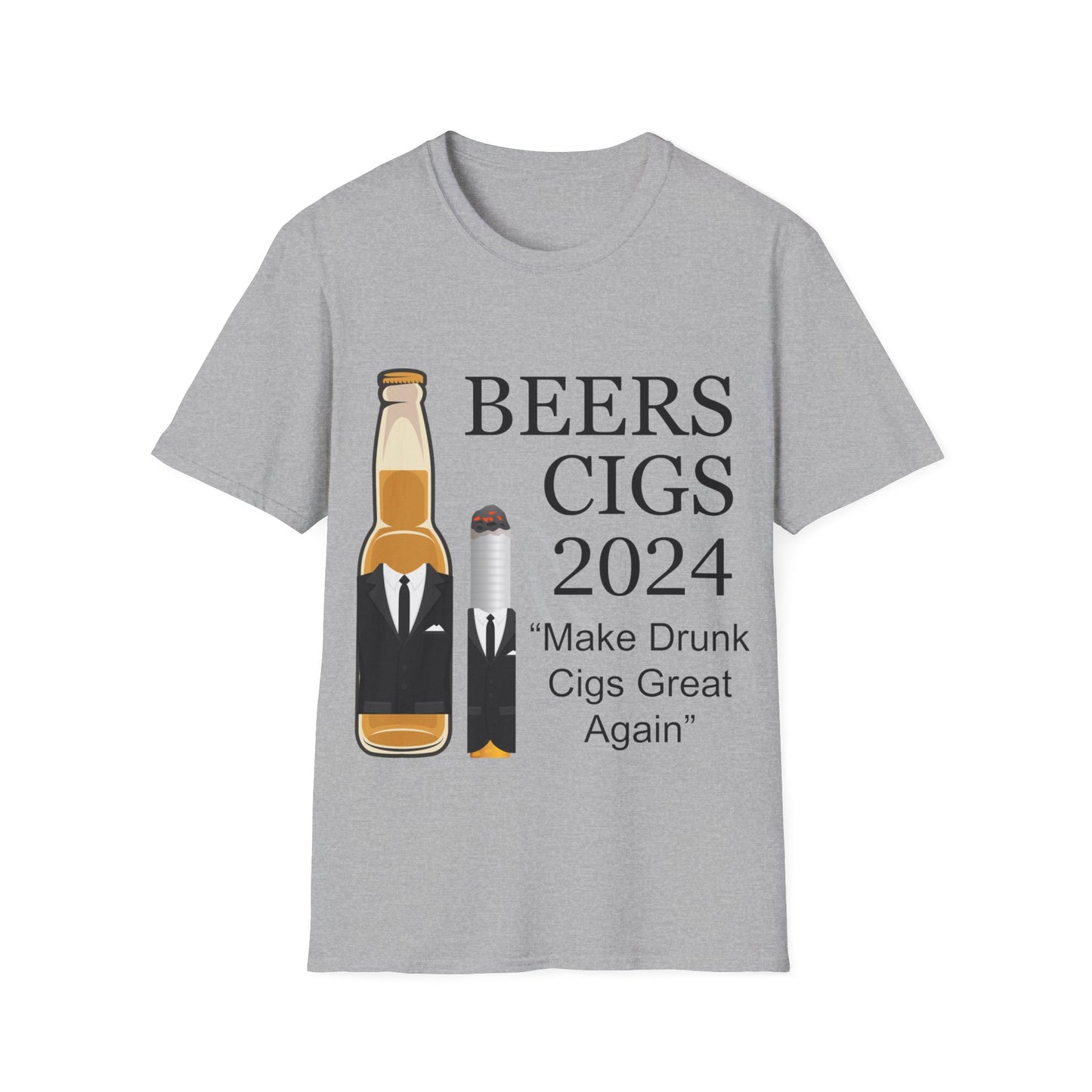 Beer Cigs 2024 Shirt "Make Drunk Cigs Great Again"