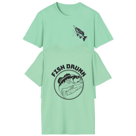 Fish Drunk double sided Shirt